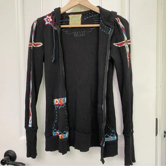 Free People Native American Hoodie - Picture 3 of 7